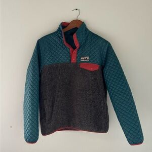 Patagonia Mixed Media Snap-T 40th Anniversary Pullover Sherpa